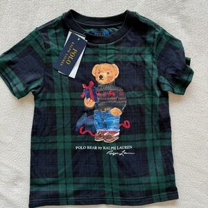 Polo Ralph Lauren Polo Bear Tee NWT | Plaid  | Cozy Classic